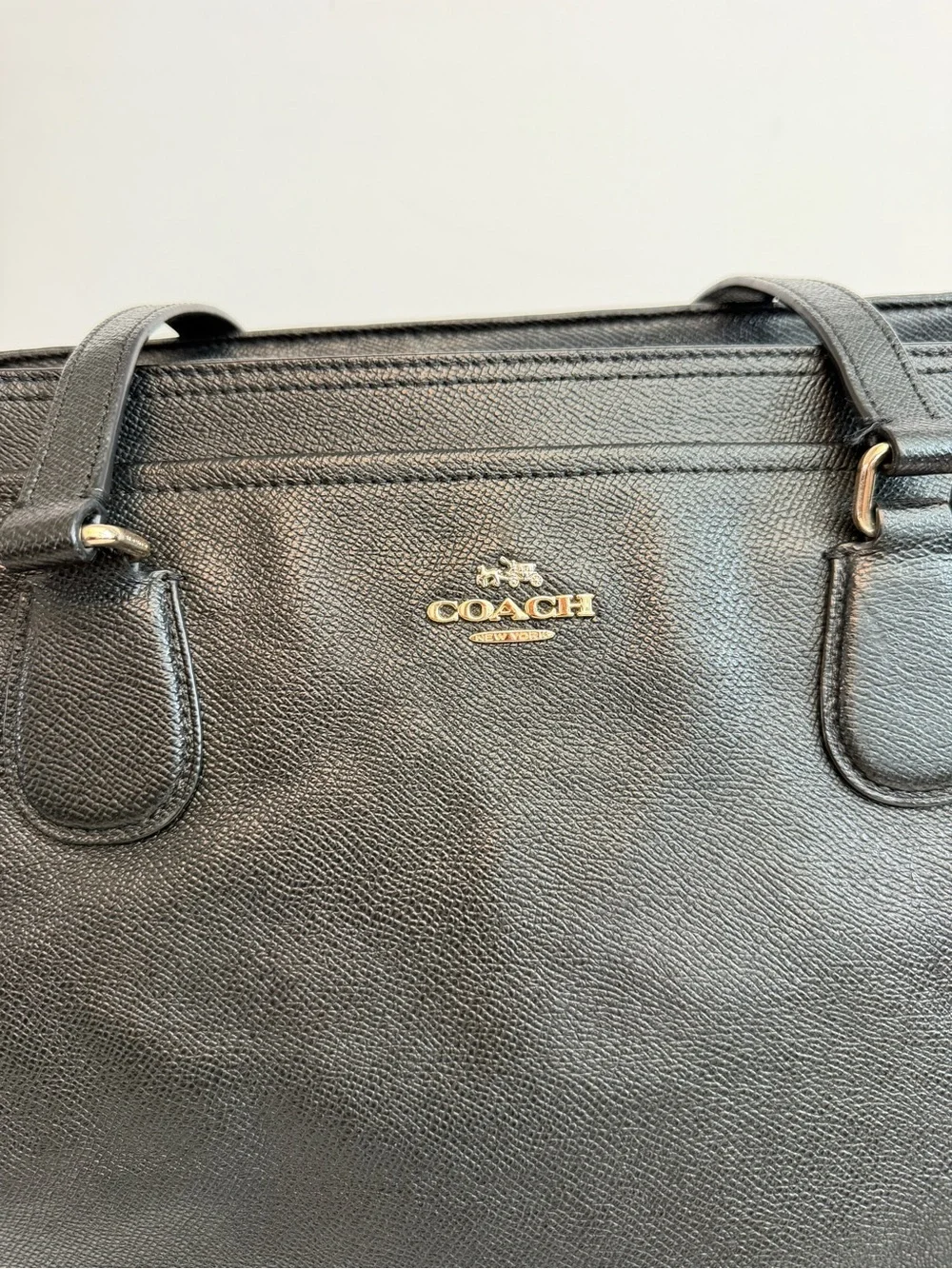 Coach F57786 Large Crossgrain Leather Baby Bag